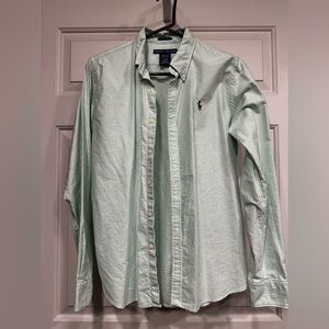 Ralph Lauren women’s slim fit button up shirt